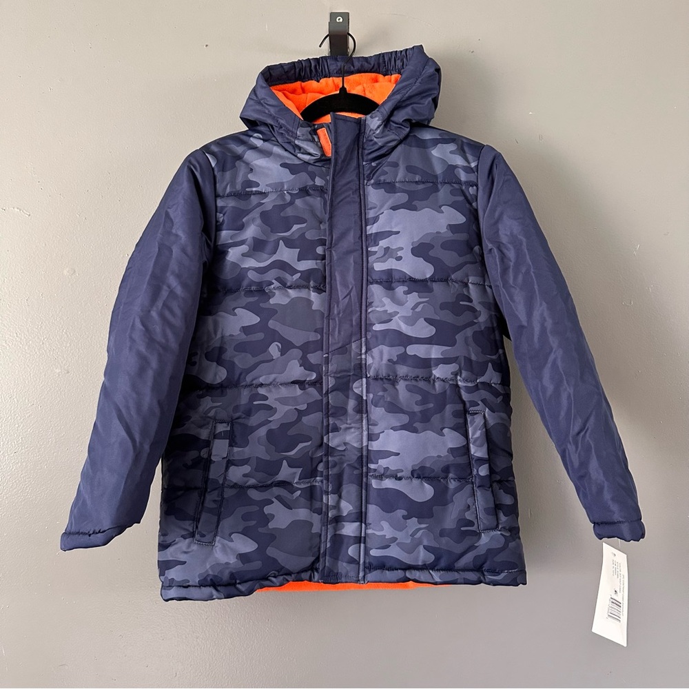 Rothschild Winter Coat | Blue Camo